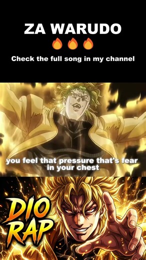 DIO RAP | "ZA WARUDO" | FMYTH [JoJo's Bizarre Adventure]
