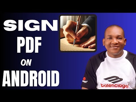How to Digitally Sign a PDF Document in Adobe Reader Using Android Phone - Electronically Sign it