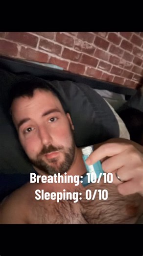 Wyatt Davila on Instagram: "Was wheezing before bed and grabbed my Ventolin inhaler… two pumps and thankfully it helped me breathe so much better. But now… I’m wired and wide awake 😵‍💫 I looked it up and didn’t realize this can be a side effect of albuterol. Honestly, I don’t know what else I would’ve done. My breathing comes first. I think I have a different inhaler somewhere, but who knows if it has the same side effects. I also haven’t used them in a long while, so lesson re-learned. Very g