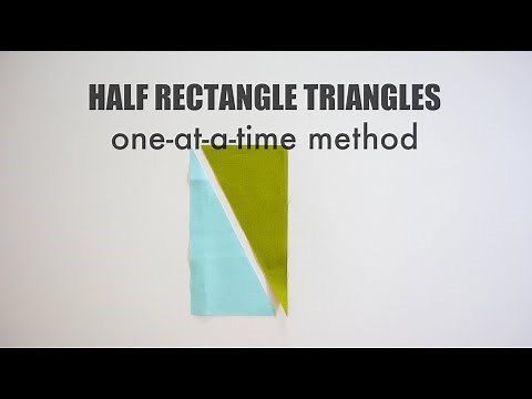 Half Rectangle Triangles for Beginners
