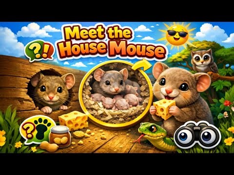 🐭 Meet the House Mouse! | Fun Facts for Kids