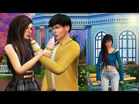First Crush in High School - Love Story | Sims 4 Machinima