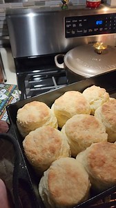 Buttermilk BISCUITS TIPS on making BISCUITS- ✅Cold fat – Cold butter and lard help create pockets of air while they bake. It’s similar to making homemade pie crust. ✅Using lard and butter – Using both of these ingredients helps to achieve the flakiest and fluffy biscuits. ✅Real buttermilk and quality ingredients – Using high-quality flour, such as Bob’s Red Mill or King Arthur Flour and real, full-fat buttermilk creates tender biscuits. ✅Don’t overmix – Mix ingredients just until combined. Overw