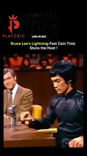 KNOWLEDGE HUB on Instagram: "⚡ Bruce Lee’s Lightning-Fast Coin Trick • Bruce Lee’s hand speed is faster than the eye can follow. • The coin appears and disappears almost instantaneously. • This uses principles of reaction time and motion blur. • Muscle memory and precision make the trick repeatable. • Hand-eye coordination is critical for such stunts. • Small objects like coins are easier to manipulate at high speed. • Tricks like this rely on timing, dexterity, and control. • Viewers perceive i