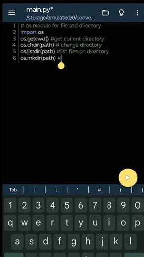 Python os module for file and folders#python #coding #programming #codewithharry #brocode