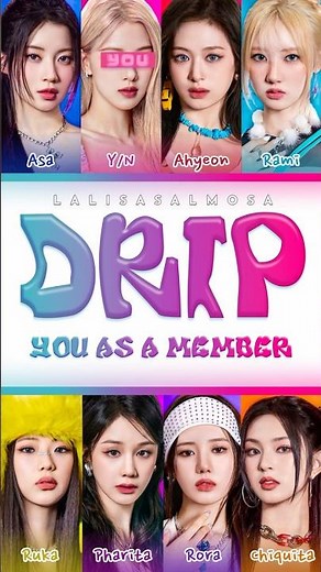 BABYMONSTER & YOU AS A MEMBER | DRIP | [Karaoke] FULL VERSION ON THE CHANNEL #babymonster