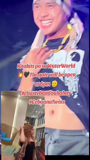 Gustong Puntahan Pero Yung Pera Ayaw Naman kaming Samahan ohahayy 😂🤣🤣😂 see y'all's 📌 ELIAS TV. & CEBUANA TWINS CONCERT IN CEBU📌 When: August 23, 2025 Venue: WaterWorld Cebu Location: UN Avenue., Opao Mandaue City #eliastvfans #WaterWorldCebu #eliasjtvband #liveshow #viral #fyp #highlights #fyp | Baby Niel'zkie Xia'Bagtik