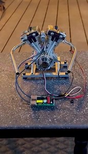 Run CISON Shovelhead V-twin Engine 拾 #enginediy #vtwin #shovelhead #harleydavidson #miniengine #enginemodel #enginesound | Enginediy.com | Facebook