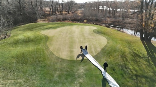 Tarping The Greens