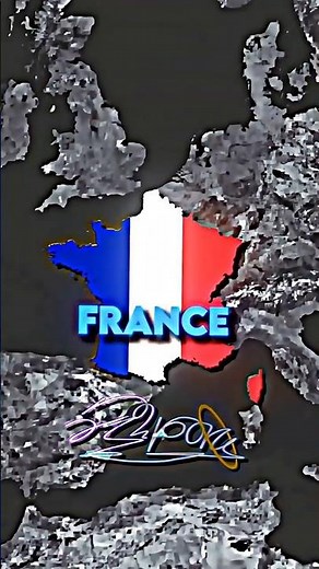 Where is France?🇫🇷 #mapping #edit || #geography #france #shorts #history #flag
