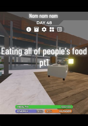 Eating Food in 3008 Roblox Adventure