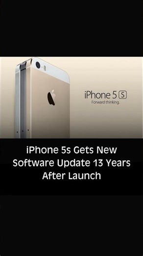 iPhone 5s Gets an Update After 13 YEARS 😲📱| iPhone 5s #iphone #iphonexr #iphone11