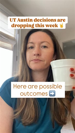 Katie | Expert College Consultant on Instagram: "Longhorn families decision week is here. 🧡🤘🧡🤘🧡 UT Austin says decisions will be out by Feb. 15, but likely will drop this Friday, Feb. 13th. As you refresh your portal, here’s what those decisions can look like and what they actually mean: 🧡 Admitted 🤘 Remember: ~75% of the class is Top 5% (guaranteed admission, but only to COLA), ~15% additional in-state admits, and ~10% OOS/international. 🧡CAP (Texas residents only) The most common alter
