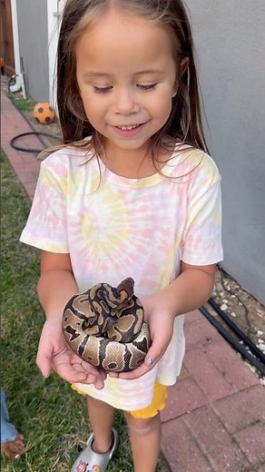 Daughters find snake in backyard and this happens #shorts