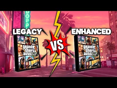 WHAT'S THE DIFFERENCE: GTA V LEGACY vs GTA V ENHANCED!