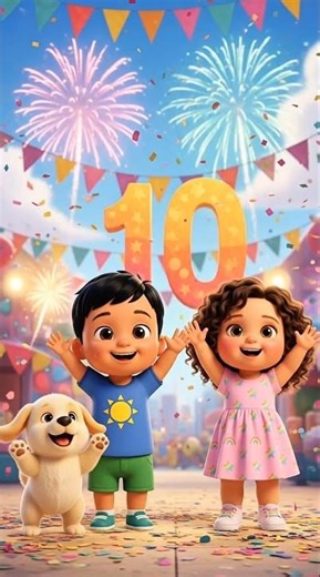 🕺 Count to 10 Dancing Fun! 🎉 Numbers Song for Kids 1-10 | Nursery Rhymes 🎶