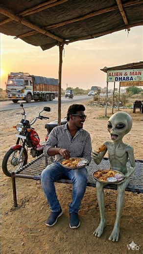 Potti Alien 3#ai #comedy #alien #support #viral #funny #biryani #chicken