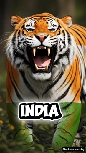 Flags of Some Countries and Their National Animals 💫🔥#ai #viral #trending #shorts #animation #short