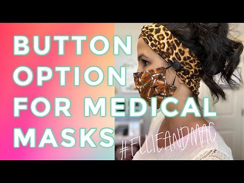 FREE TUTORIAL: How To Make Headbands With Buttons Perfect For Holding Medical Masks!!