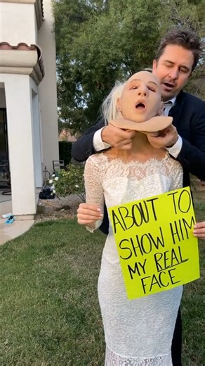 586K views · 1.9K reactions | Bride reveals her face This original video was produced by Network Media and MC Has Fun. | Drama Club: Backstage Pass | Facebook