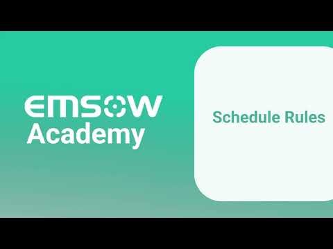 How to Set Up Schedule Rules