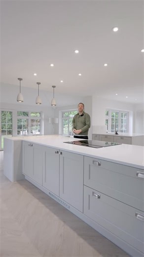 Our West Kirby project is now complete and handed back to the client. Just in time for the homeowners to decorate and enjoy the festive season. We have completely refurbished the downstairs of this property including: New flooring New radiators New lighting Fully redecorated Brand new kitchen New fitted office furniture Refurbished downstairs WC Worktops: @ferryandsons #kitchens #liverpool #merseyside #wirral #construction | Cleveland Kitchens