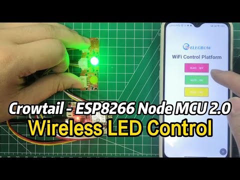 Control LED Lights with Your Phone - Wirelessly Using ESP8266 Node MCU
