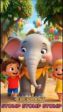 🐘 Elephant Stomp Stomp! | Fun Toddler Song #toddlersongs #kidslearning #elephant