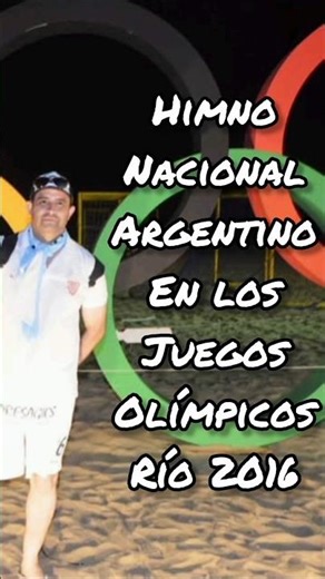 Himno de ARGENTINA Vs Argelia / Cobertura FÚTBOL OLÍMPICO en los Juegos de Río 2016 #shorts