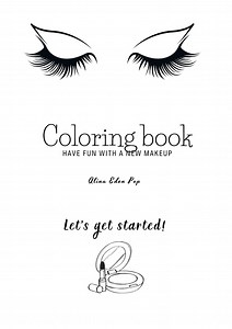 Printable Makeup Face Charts - 24 Coloring Pages for Different Makeups - Etsy