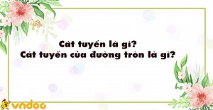 Cát tuyến là gì? Cát tuyến của đường tròn là gì?