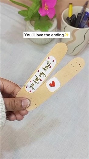 Hidden Love Message DIY | Cute Surprise Idea 😳❤️ #saroartify #shorts