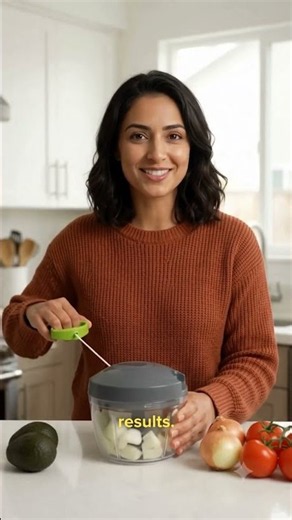 Ourokhome Manual Food Processor Vegetable Chopper