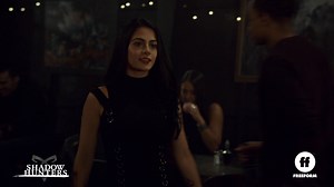 Simon and Izzy heart to heart. ___ Stream #ShadowhuntersSeason3 now on @Hulu. | Shadowhunters