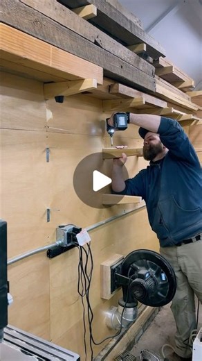 This Old House Makers Channel | Shop organization doesn’t have to be complicated. Paul Jackman has a smart, simple solution for storing lumber! 🪵 Check out his page for... | Instagram
