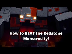 (EASY) How to BEAT the Redstone Monstrosity in Minecraft Dungeons!