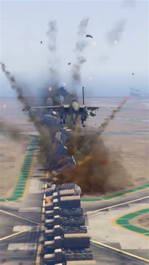Typical F-16 C Bravely Closed To shot Down Fighter jets GTA v