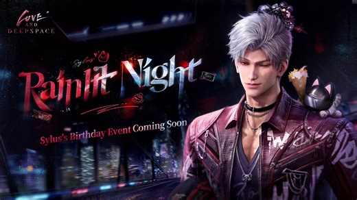 Love and Deepspace | Sylus's Birthday Event■ Trailer of Sylus's Birthday Event [Rainlit Night]"Looks like the road doesn't end. Scared?"🎂Follow @Love_Deepspace and repost this post. We will randomly select 5 Hunters to each receive 70 USD!To have all of N109 Zone celebrate Sylus's birthday, the journey is destined to be both perilous and romantic.Stay by his side through every wild moment and every quiet one.🎂Sylus's birthday event starts at 05:00 on Apr. 13 (server time)!April is here—time to