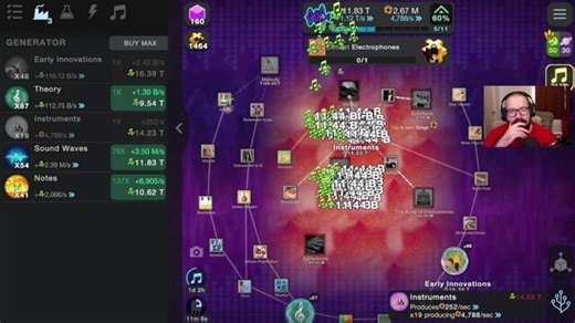 Cell to Singularity - Beyond Episode 30 day 12 progress check, starting music event.