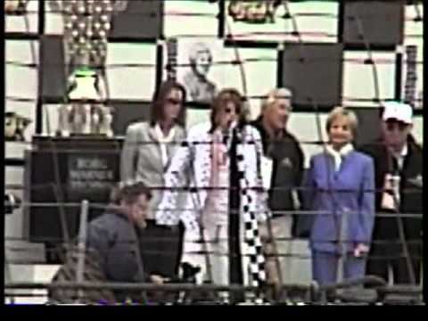 Steven Tyler sings the National Anthem at the 2001 Indianapolis 500 - Aerosmith Live on the Plaza