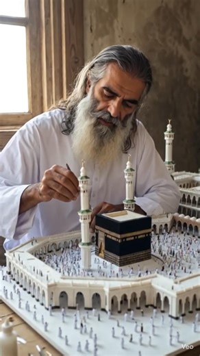 Amazing Miniature Kaaba & Masjid al-Haram Model – Incredible Handcrafted Art! 🕋✨