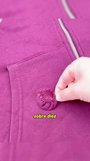 Réparer un trou avec style en couture DIY