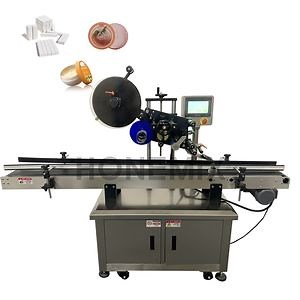 [Hot Item] Honemix Plane Labeling Machine Desktop Flat Surface Plane Top Side Sticker Labeling Machine