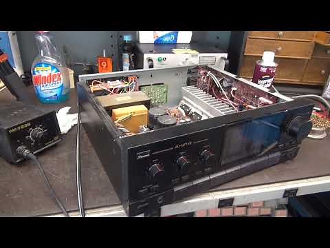 How to repair Sansui AU-G77XII Integrated Stereo Amplifier No Output D-lab Electronics