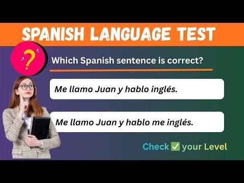 Basic Spanish Quiz Test | Spanish Quiz Test For Beginners ✅