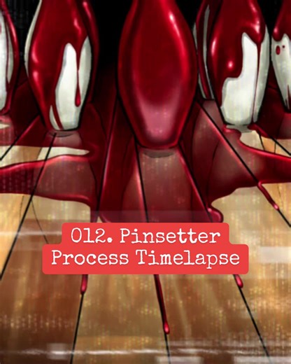 012. Pinsetter Process Timelapse 📼📼📼📼📼📼📼📼📼📼 Tell me true, spooks… Am I using symmetrical fisheye compositions to death? 😂 It just works out every time. #horrortok #booktok #artist #comic #halloween