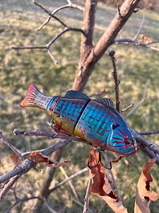 Handmade Multi Jointed Swimbait: Custom Painted Fishing Lure - Etsy