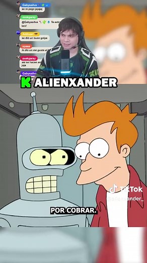 Fry conoce a Bender en Futurama