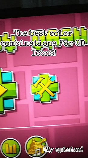 Best Color Combinations for GD Icons