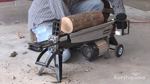 EARTHQUAKE W1200 Compact 5-Ton Electric Log Wood Splitter, 5 Year Warranty